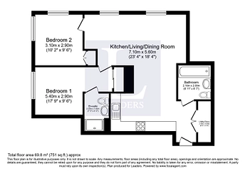 2 bed flat/apartment for rent in Block B - High Definition, 3 Red, Salford, M50