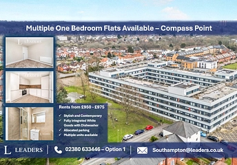 1 bedroom apartment to rent - Compass Point, 450 Romsey Road, Southampton, SO16 - Property View 1